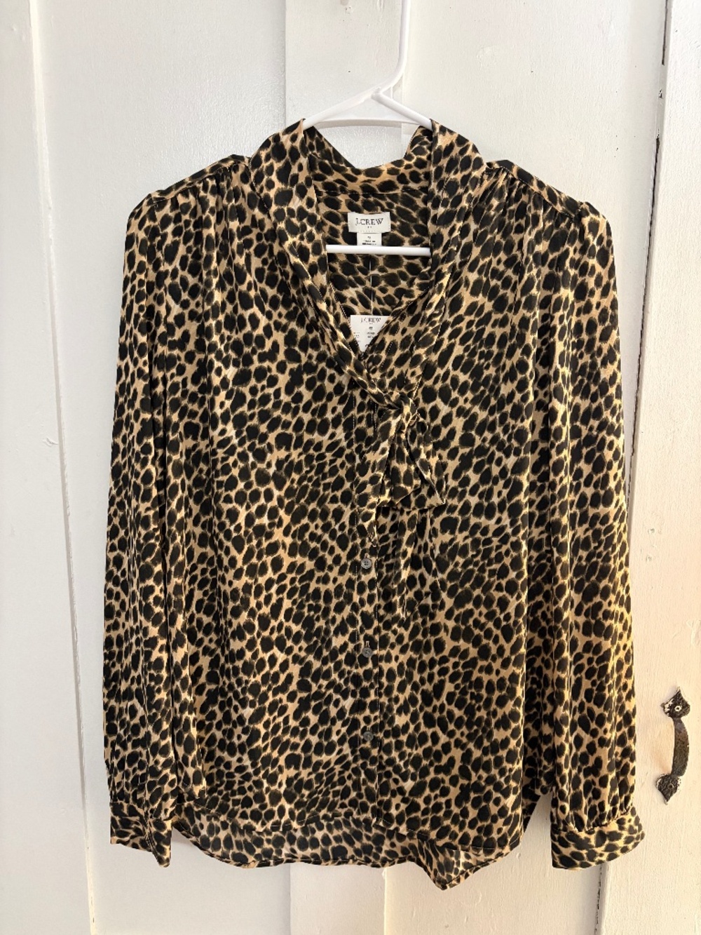 J. Crew Bow Blouse
